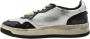 Autry Mesh Suede White Silver Sneakers Multicolor Dames - Thumbnail 2