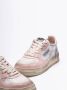 Autry Vintage Witte Sneakers Paneelontwerp Multicolor Dames - Thumbnail 15
