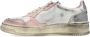 Autry Vintage Witte Sneakers Paneelontwerp Multicolor Dames - Thumbnail 3