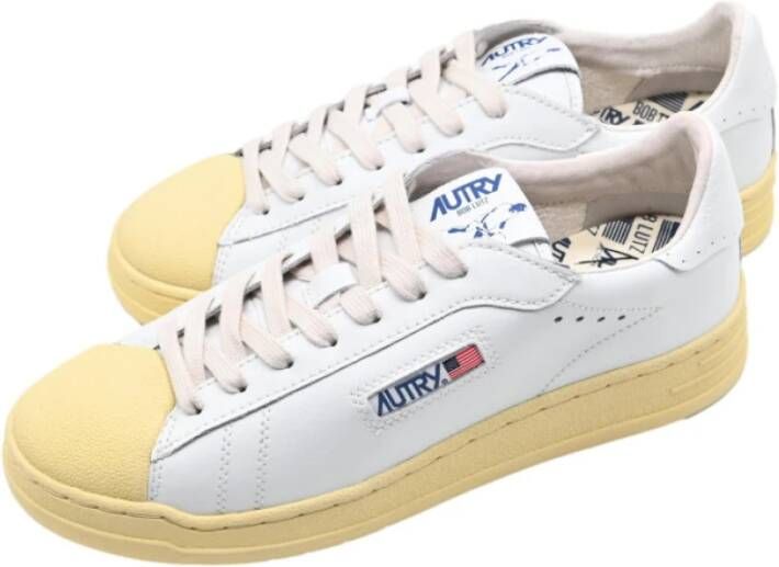Autry Witte Lage Top Sneakers Multicolor Heren