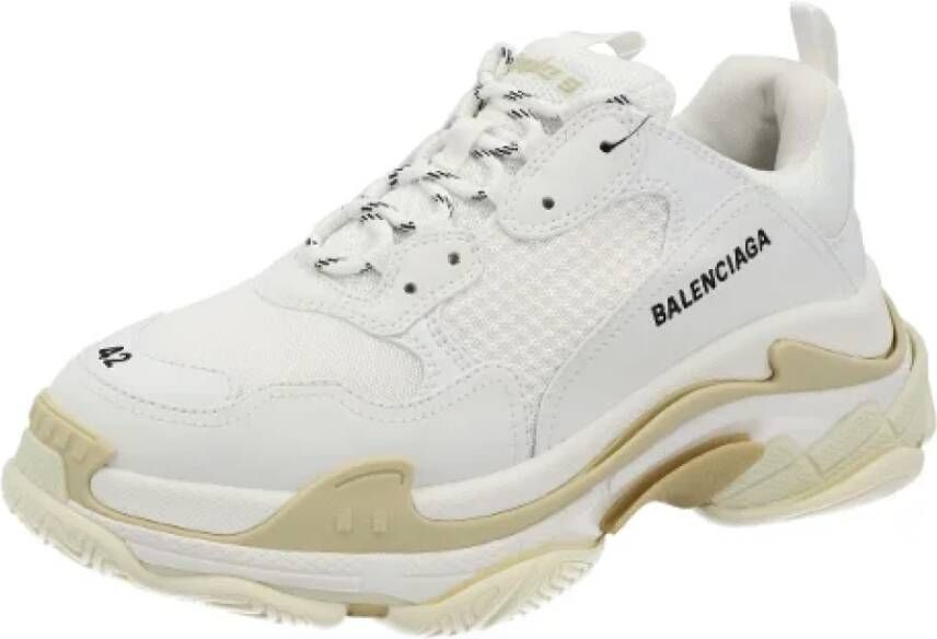 Balenciaga Polyester sneakers White Heren