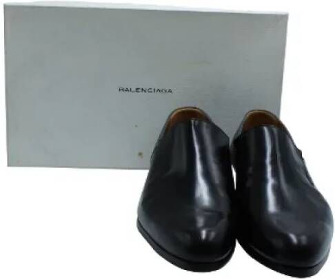 Balenciaga Vintage Pre-owned Leather flats Black Heren