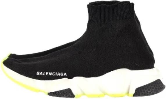 Balenciaga Vintage Pre-owned Polyester sneakers Black Dames