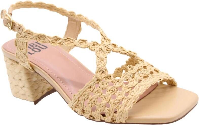 Bibi Lou Hoge hak sandalen voor vrouwen Beige Dames