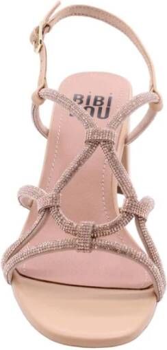 Bibi Lou Hoge hak sandalen voor modebewuste vrouwen Beige Dames