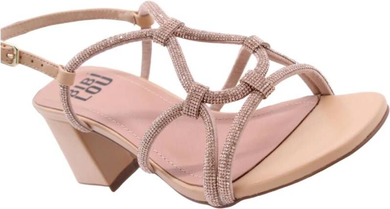 Bibi Lou Hoge hak sandalen voor modebewuste vrouwen Beige Dames