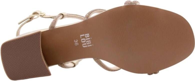 Bibi Lou Hoge hak sandalen voor vrouwen Yellow Dames