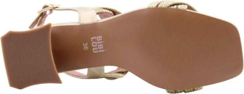 Bibi Lou Hoge hak sandalen voor vrouwen Yellow Dames