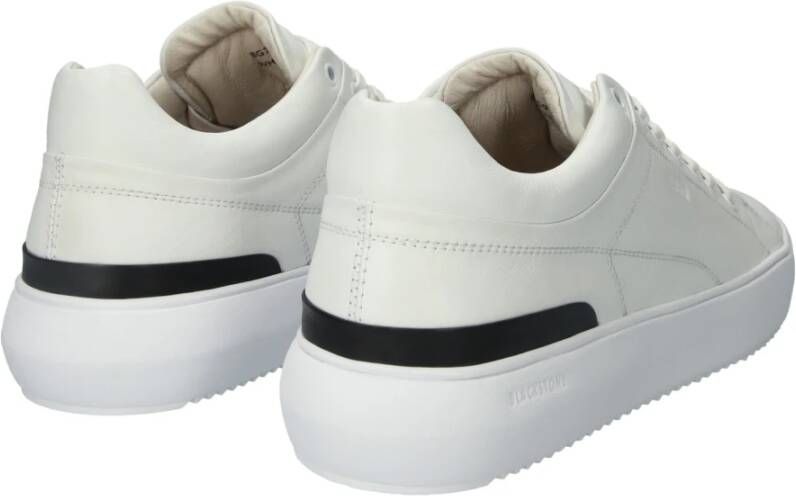 Blackstone Witte Sneaker Mid Stijl White Heren