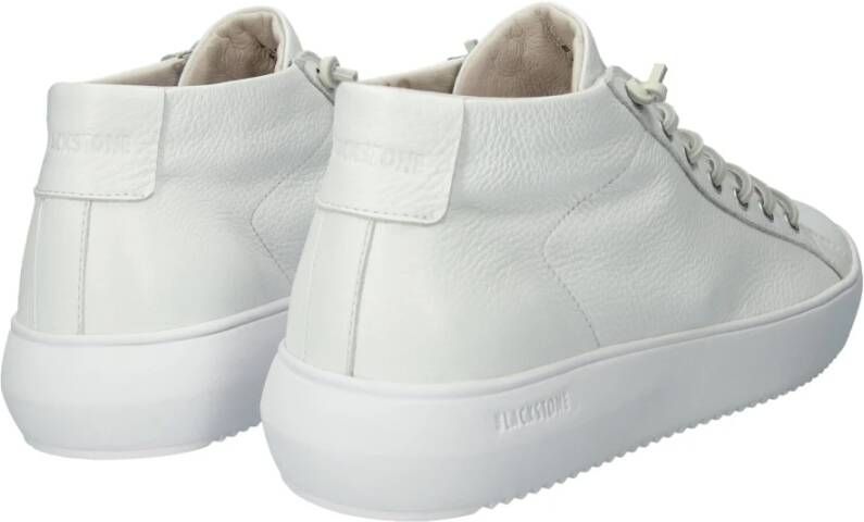 Blackstone Mid Witte Sneaker White Heren