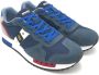 Blauer Blauwe Sneakers met Technische Inzetstukken Multicolor Heren - Thumbnail 2