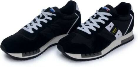 Blauer Sneakers Zwart Heren