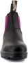 Blundstone Stiefel Boots #2208 Black Leather with Fuchsia Elastic (500 Series)-6.5UK - Thumbnail 4