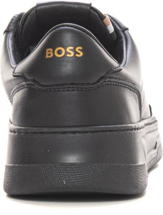 Boss High-Top Sneaker met Geitenpunt Design Black Heren