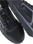 Boss Black Zwarte Tech Fabric Sneakers Ronde Neus Black Heren - Thumbnail 10