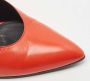 Bottega Veneta Vintage Pre-owned Leather heels Orange Dames - Thumbnail 8