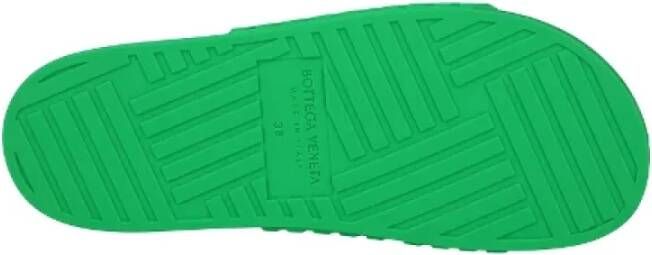 Bottega Veneta Vintage Pre-owned Rubber sandals Green Dames