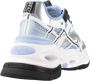 Buffalo Triplet Hollow Trendy Sneakers Dames white blue silver maat: 40 beschikbare maaten:36 37 38 39 40 41 - Thumbnail 5