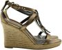 Burberry Vintage Pre-owned Leather espadrilles Yellow Dames - Thumbnail 3