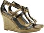Burberry Vintage Pre-owned Leather espadrilles Yellow Dames - Thumbnail 6