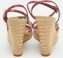 Burberry Vintage Pre-owned Leather sandals Red Dames - Thumbnail 4