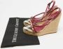 Burberry Vintage Pre-owned Leather sandals Red Dames - Thumbnail 8