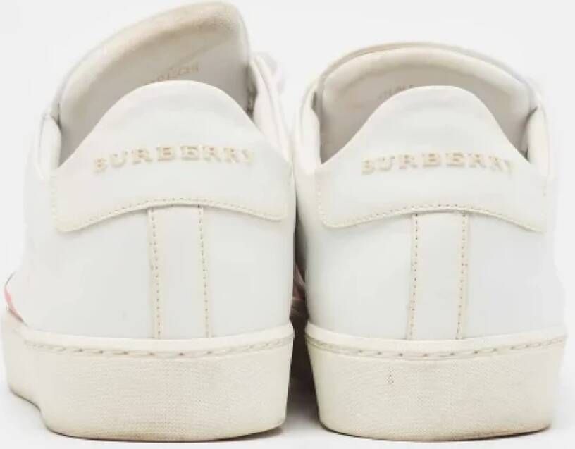 Burberry Vintage Pre-owned Leather sneakers Multicolor Dames