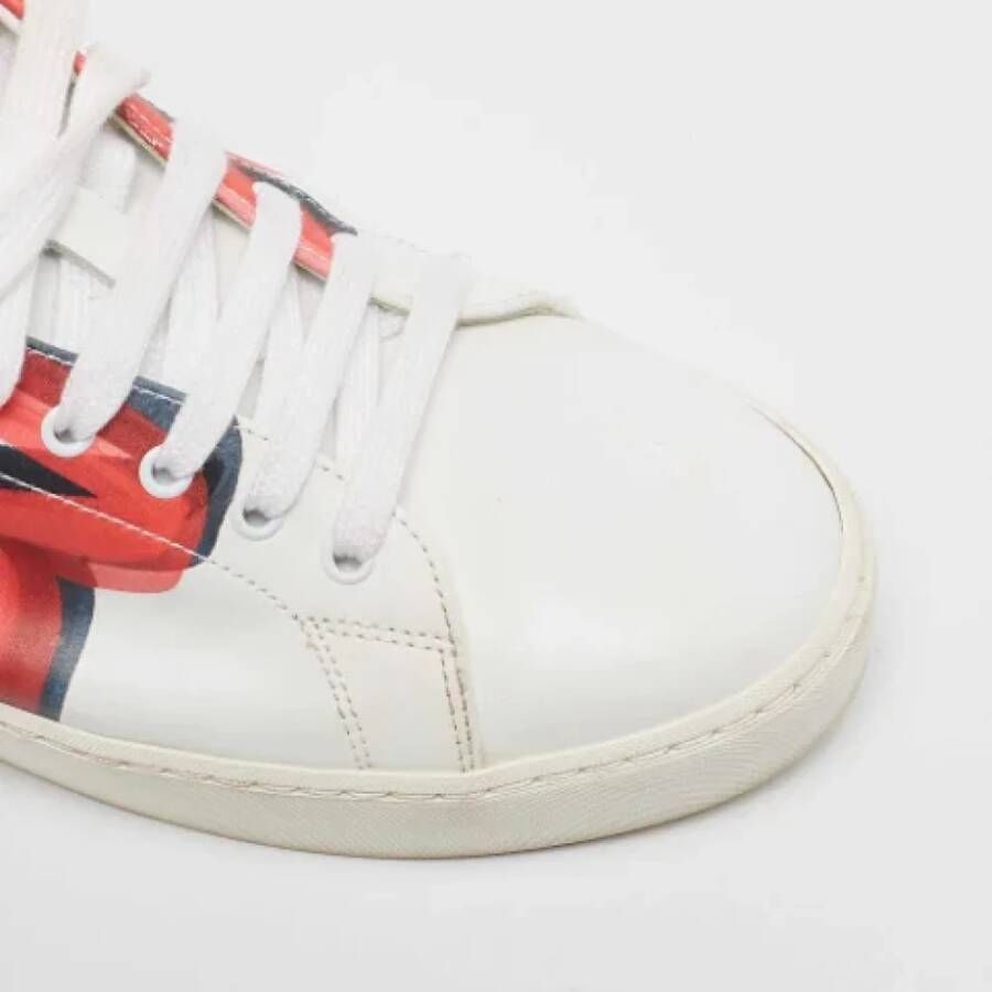 Burberry Vintage Pre-owned Leather sneakers Multicolor Dames