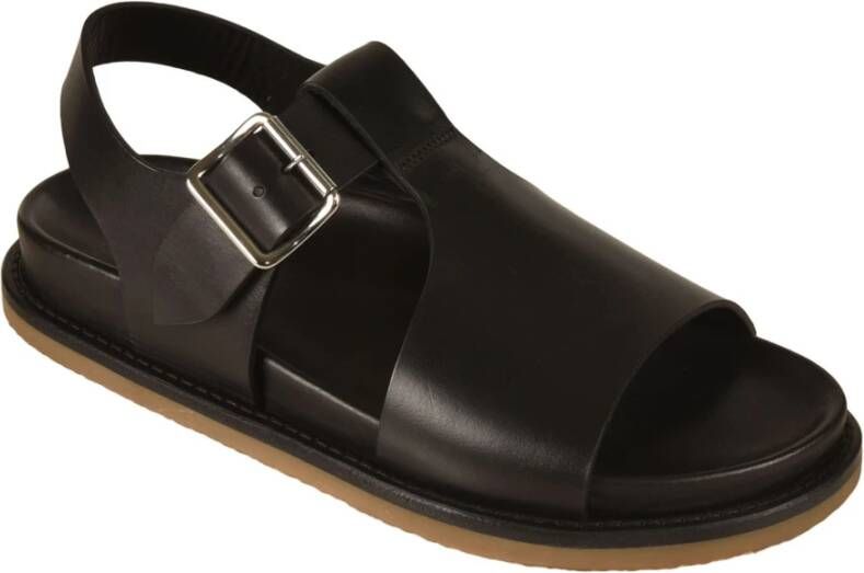 Buttero Flat Sandals Zwart Heren