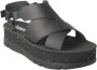 Camper Verhoog je zomerse stijl met platte zwarte sandalen Black Dames - Thumbnail 4