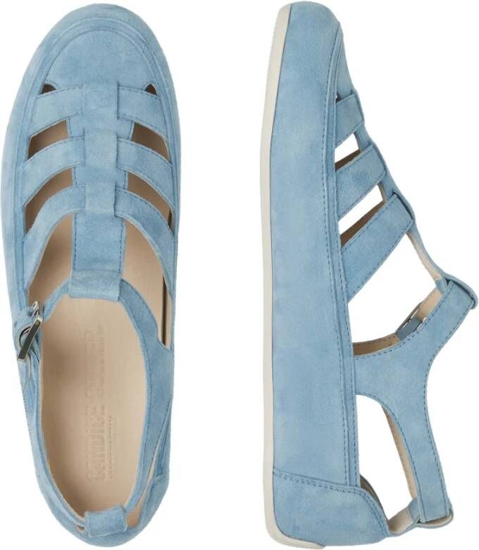 Candice Cooper Suede sandals Rock T-Bar Blue Dames