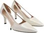Casadei Pre-owned Leather heels White Dames - Thumbnail 2