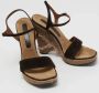 Casadei Pre-owned Suede sandals Brown Dames - Thumbnail 4
