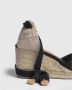 Castañer Zwarte Espadrille Sneakers met Enkelveters Black Dames - Thumbnail 10
