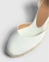Castañer Witte Espadrille Sneakers met Enkelveters White Dames - Thumbnail 9