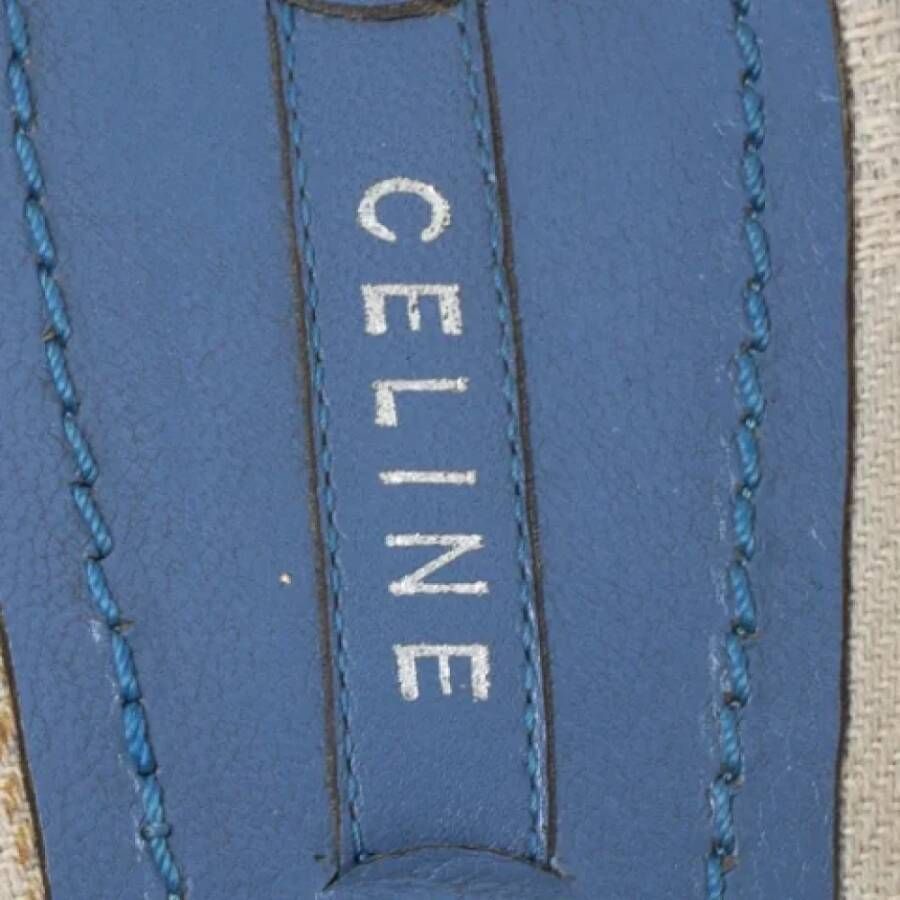 Celine Vintage Pre-owned Canvas sandals White Dames