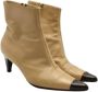 Celine Vintage Pre-owned Leather boots Brown Dames - Thumbnail 2