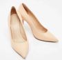 Celine Vintage Pre-owned Leather heels Beige Dames - Thumbnail 4