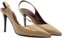 Celine Vintage Pre-owned Leather heels Beige Dames - Thumbnail 3