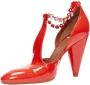 Celine Vintage Pre-owned Leather heels Red Dames - Thumbnail 4