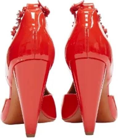 Celine Vintage Pre-owned Leather heels Red Dames