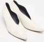Celine Vintage Pre-owned Leather heels White Dames - Thumbnail 4