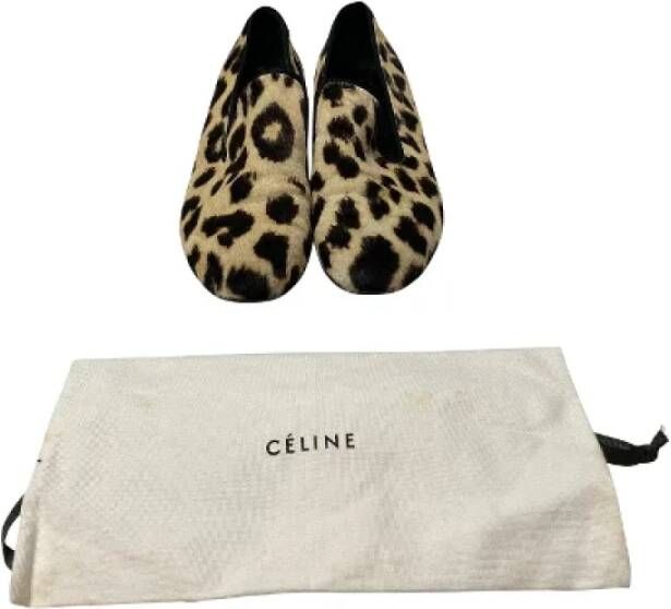 Celine Vintage Pre-owned Wool flats Multicolor Dames