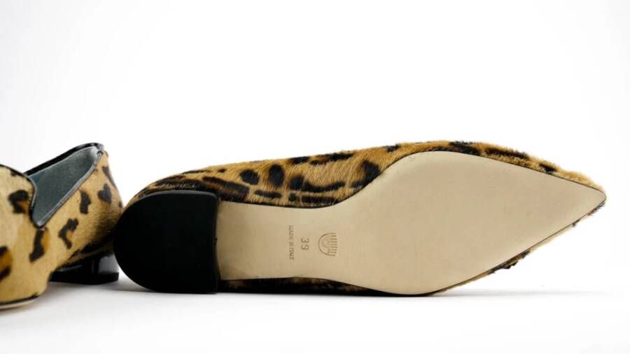 Chiara Ferragni Collection Beige Slippercavallino Loafers Multicolor Dames