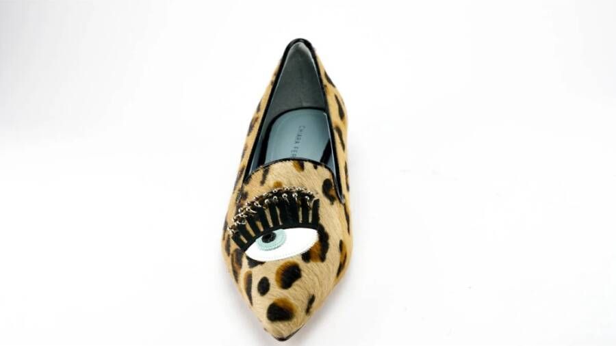 Chiara Ferragni Collection Beige Slippercavallino Loafers Multicolor Dames