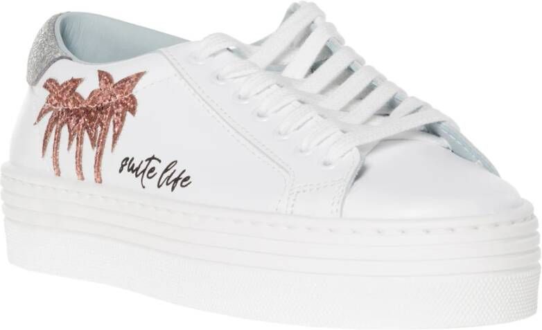 Chiara Ferragni Collection Witte Palm Sneakers White Dames