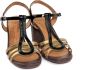Chie Mihara Zwarte Bronzen Sandaal Zwart Dames - Thumbnail 2