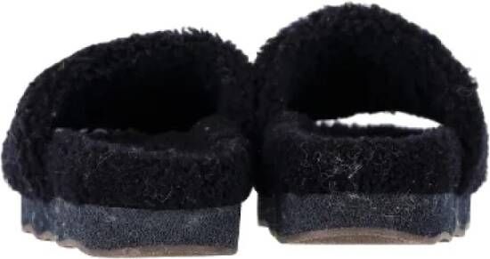 Chloé Pre-owned Fur sandals Black Dames