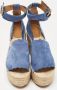 Chloé Pre-owned Suede sandals Blue Dames - Thumbnail 3