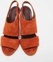 Chloé Pre-owned Suede sandals Orange Dames - Thumbnail 3